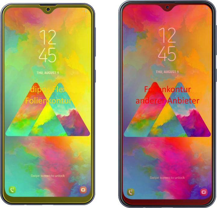 Actual product image Dipos Screen Protector Full-Cover 3D (2 pcs., Samsung Galaxy M20)