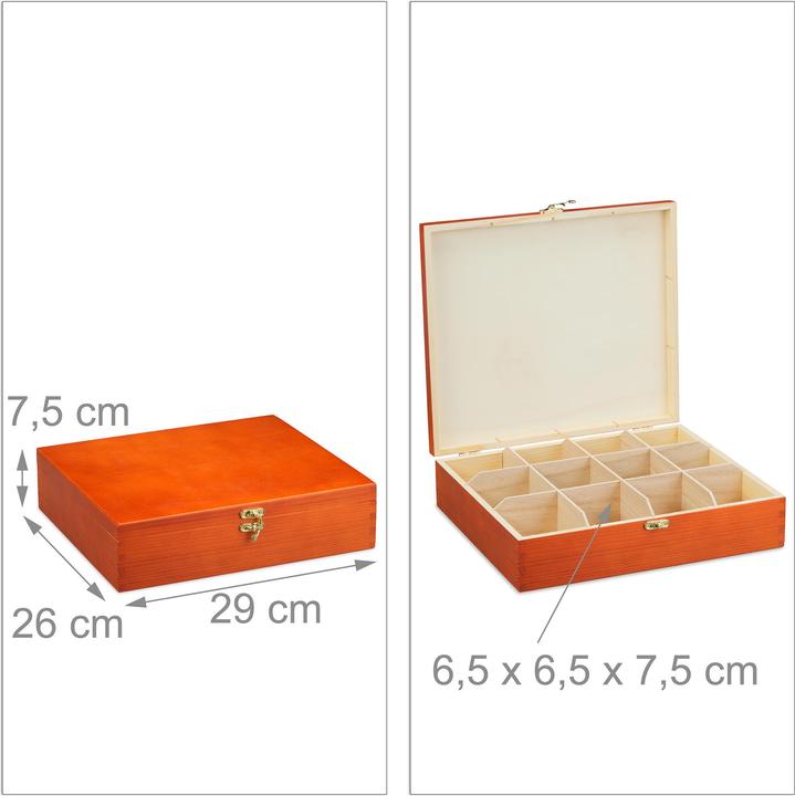 Actual product image Relaxdays Tea box