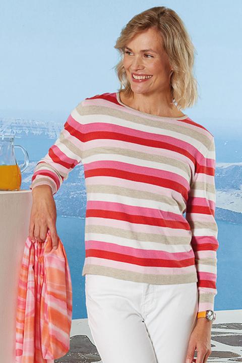 Produktbild Serafini Damen Streifenpullover (42)