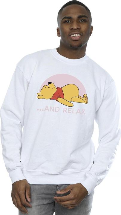 Actual product image Disney Mens Winnie The Pooh Relax Sweatshirt (XXL)