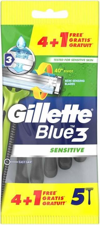 Produktbild Gillette BLUE 3 SENSITIVE disposable razor blade 5 u (5 x)