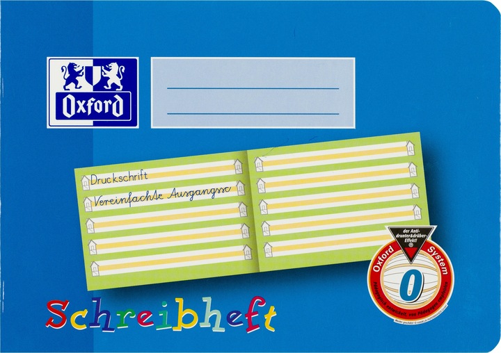 Actual product image Oxford Writing book A5 landscape (A5, Hardcover)