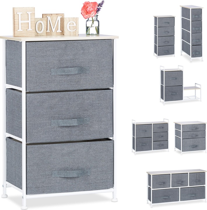 Actual product image Relaxdays Shelving System in Various Versions