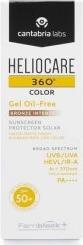Actual product image Cantabria Labs 360 Gel Oil Free Bronze Intensive Spf50 50ml (Sun cream face, SPF 50, 50 ml)