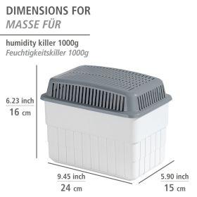 Actual product image Wenko Dehumidifier, 2x 1.0 kg (80 m²)