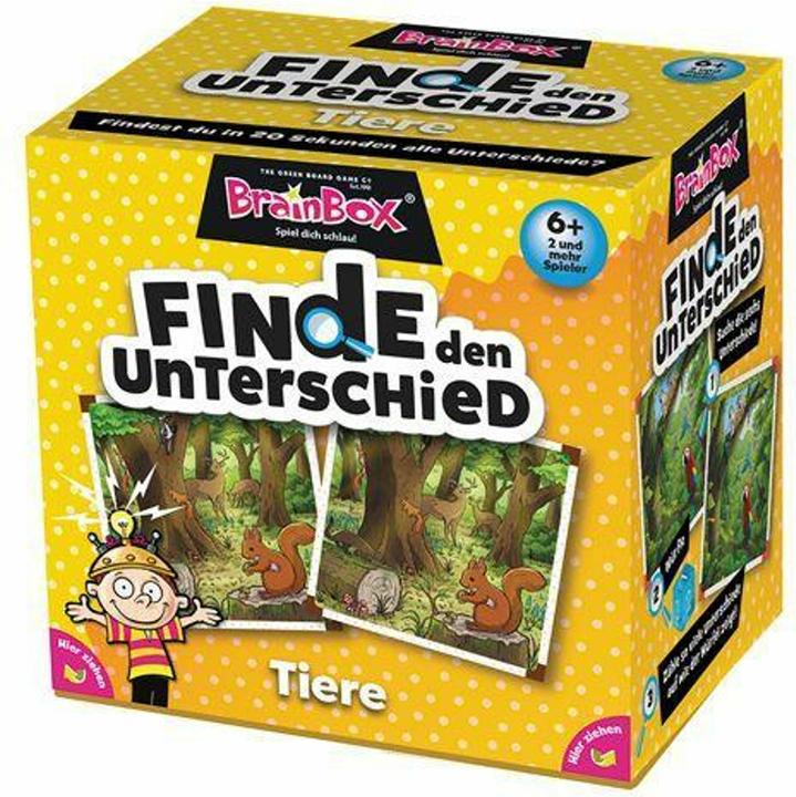 Brainbox Finde den Unterschied - Tiere (Deutsch)