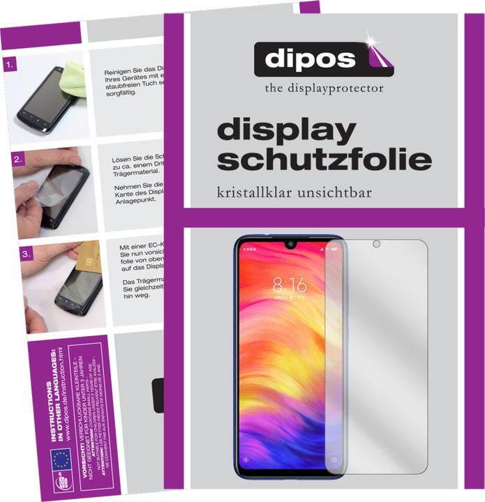 dipos I Pellicola Protettiva Compatibile con Xiaomi Redmi