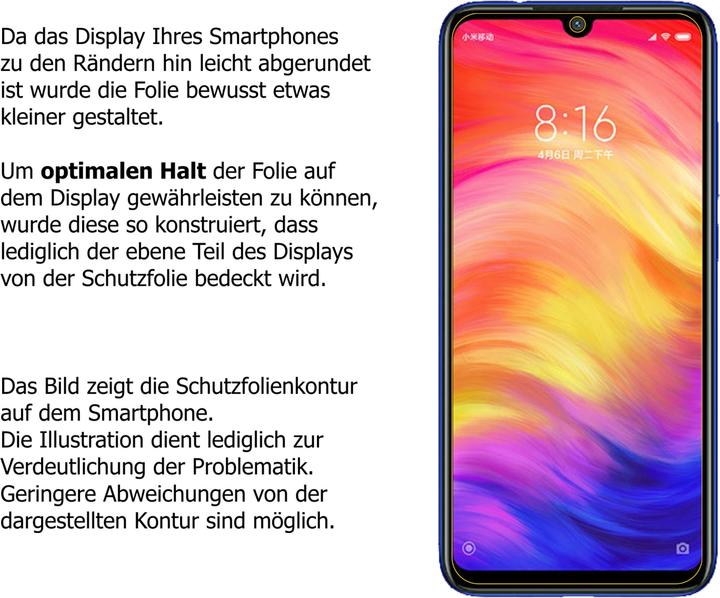 Actual product image Dipos Screen Protector Anti-Shock (2 pcs., Xiaomi Redmi Note 7)