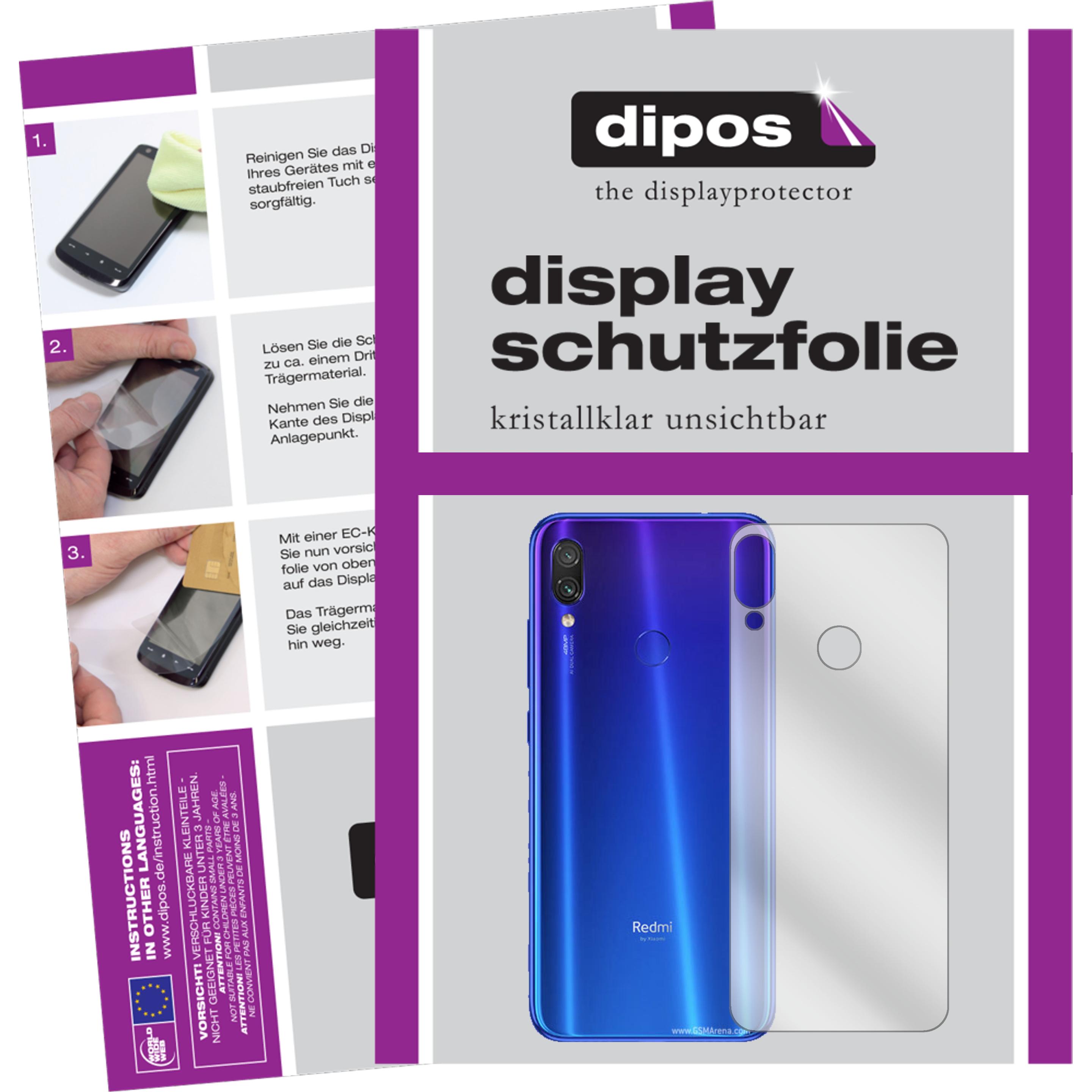 Thumbnail - Dipos Displayschutzfolie Crystalclear (6 Stück, Xiaomi Redmi Note 7 Pro), Smartphone Schutzfolie, Transparent