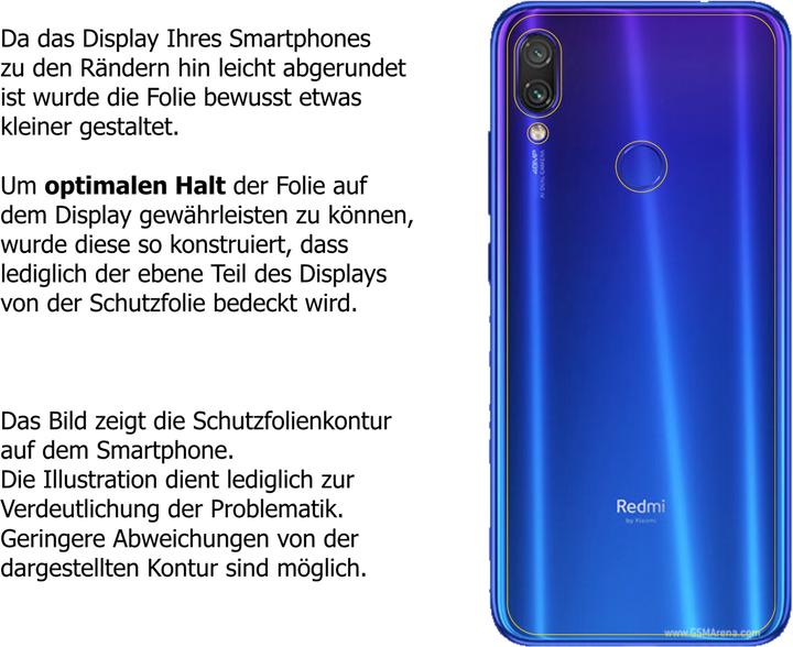 Actual product image Dipos Screen Protector Crystalclear (1 pcs., Xiaomi Redmi Note 7S)