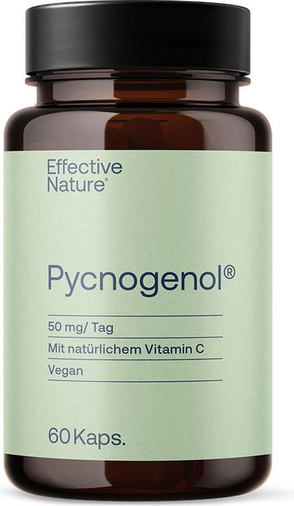 Actual product image Effective Nature Pycnogenol - Pinienrindenextrakt (60 pcs., Capsules)