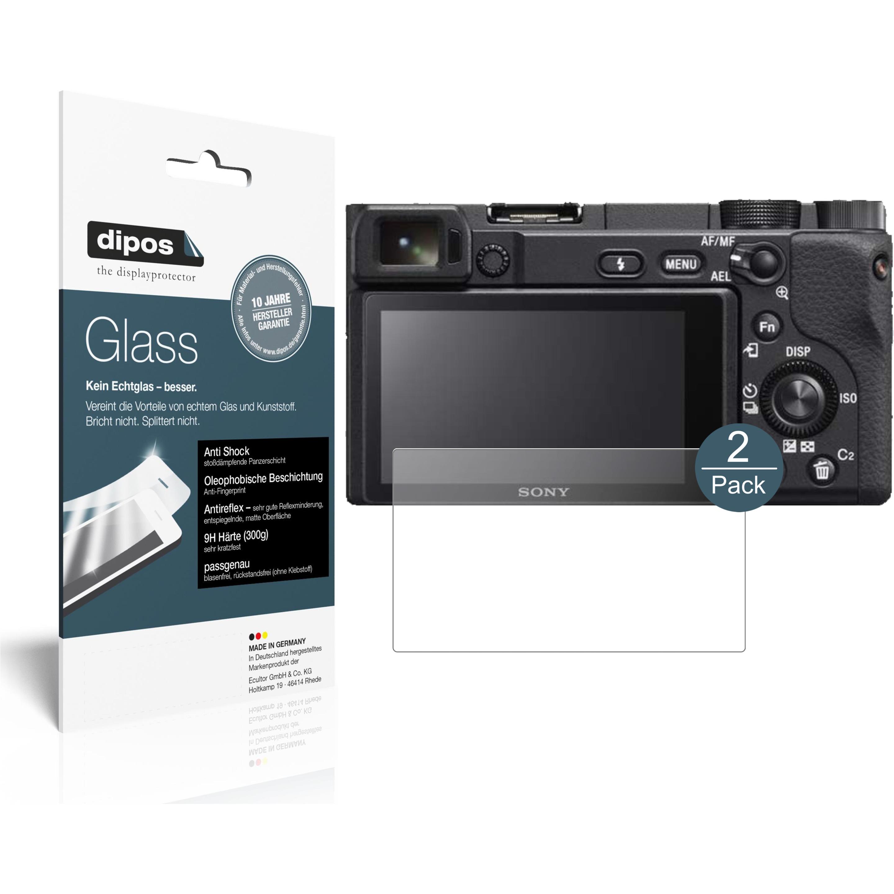 Dipos Displayschutz Anti-Shock (Displayschutz, Alpha 6400), Kameraschutz, Transparent