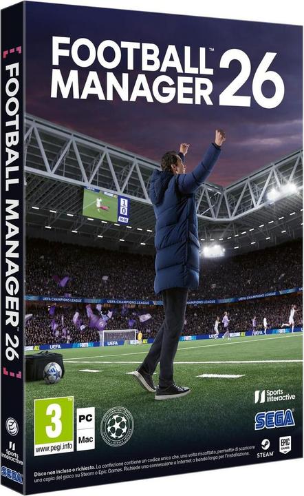 Immagine prodotto Sega Football Manager 26 (Windows, IT)