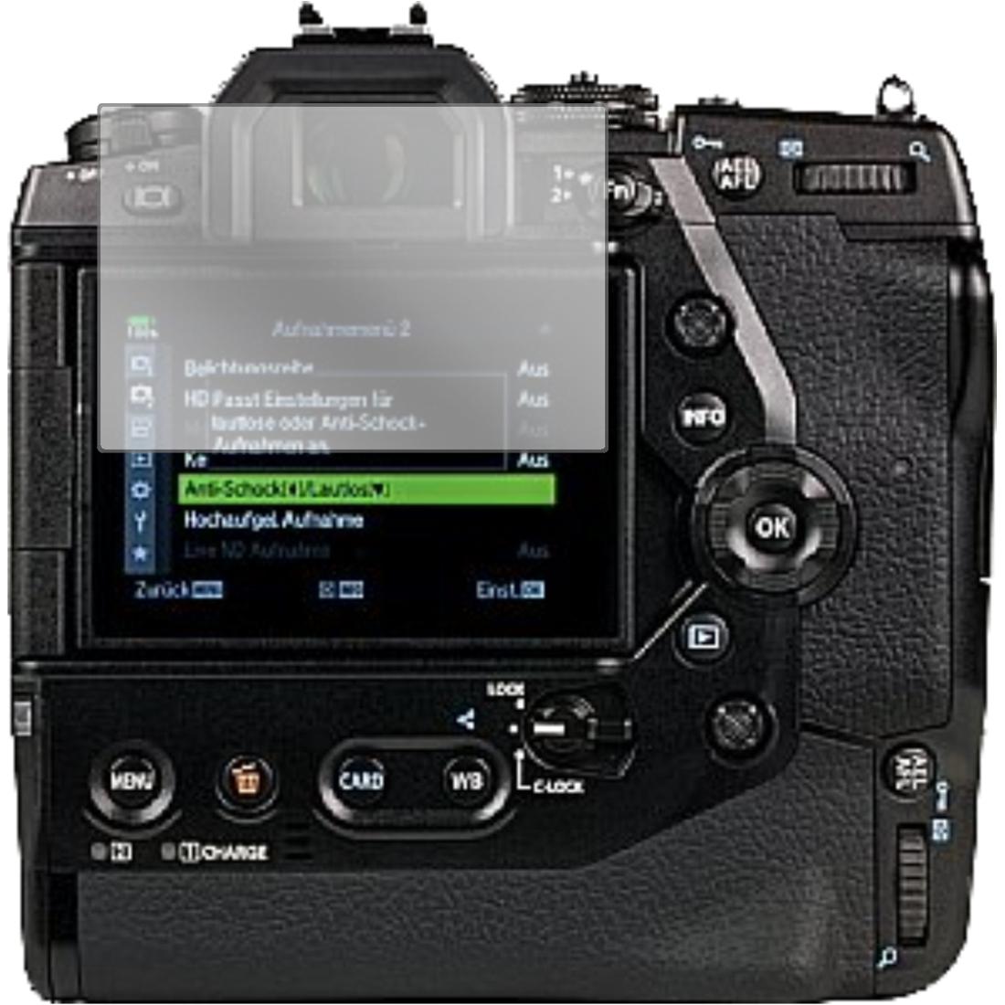 Thumbnail - Dipos Displayschutzfolie Crystalclear (Displayschutz, OM-D E-M1X), Kameraschutz, Transparent