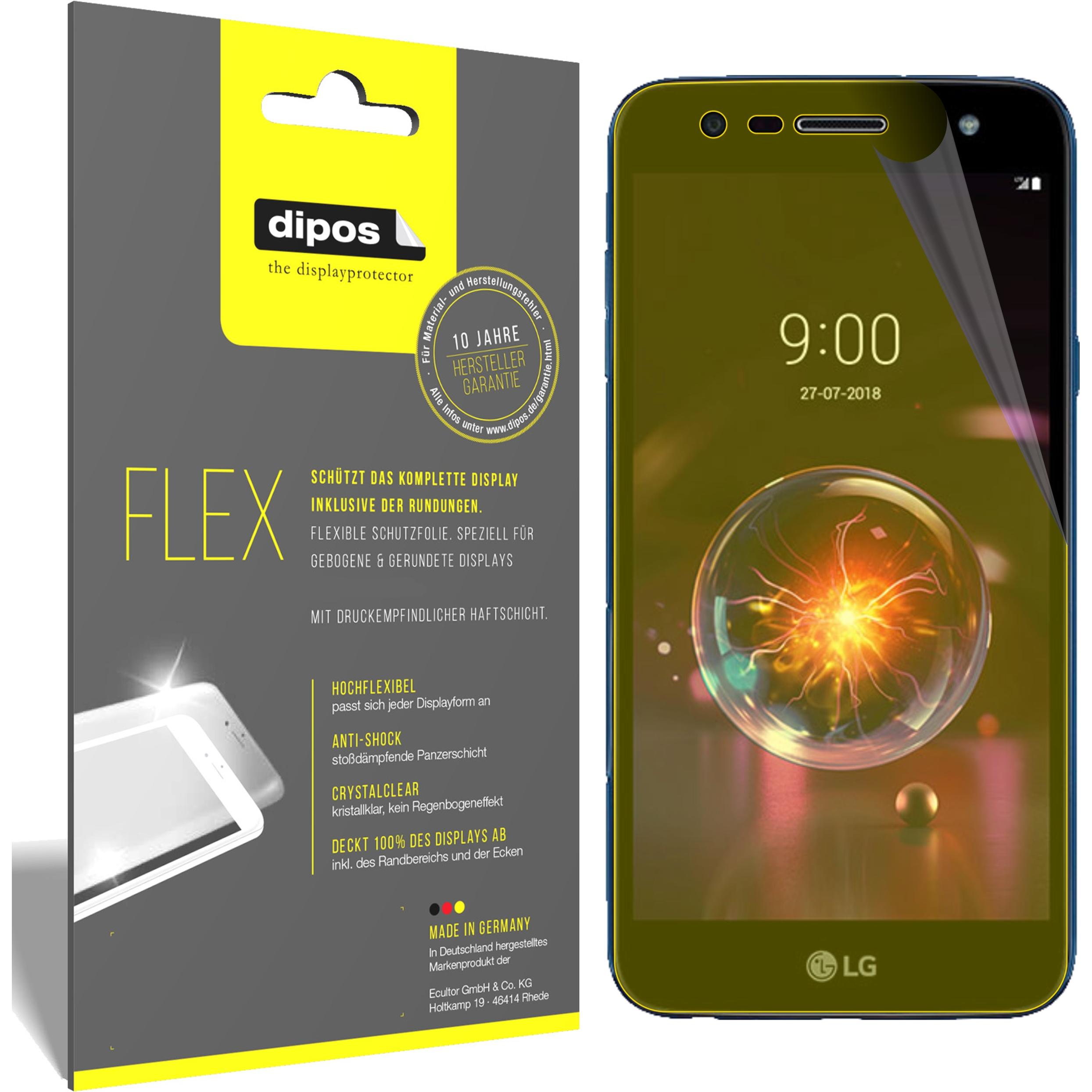 Thumbnail - Dipos Displayschutzfolie Full-Cover 3D (2 Stück, LG X Power 3), Smartphone Schutzfolie, Transparent