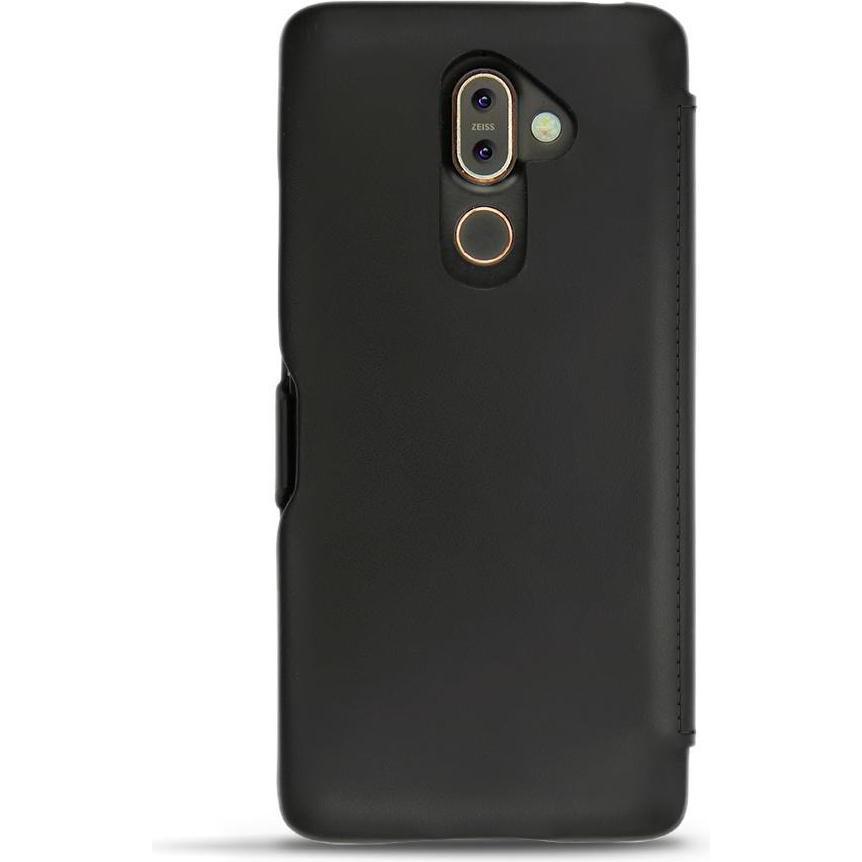 Thumbnail - Noreve Lederschutzhülle horizontal (Apple iPhone 7 Plus), Smartphone Hülle, Schwarz