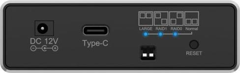 Actual product image Icy Box RAID enclosure for 2x HDD/SSD, IB-RD2253-C31 (2.5")