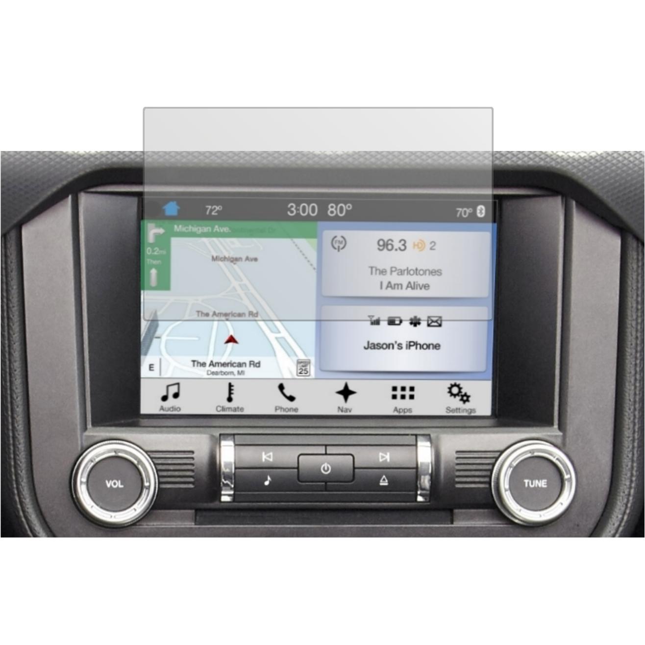 Dipos, Fahrzeug Navigation Zubehör, Displayschutzfolie Antireflex