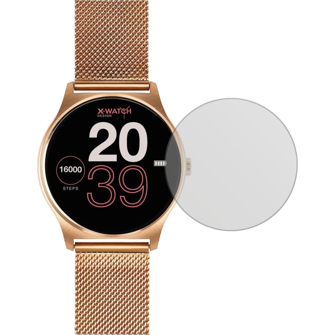 Dipos Displayschutzfolie Antireflex, Smartwatch Schutzfolie, Transparent