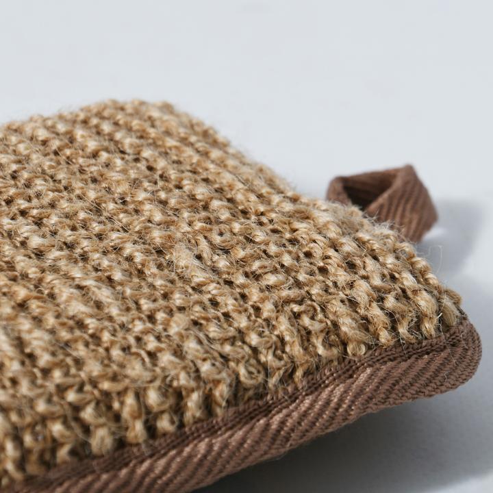 Immagine prodotto MSV Spugna da bagno in iuta 19 x 10 cm, marrone