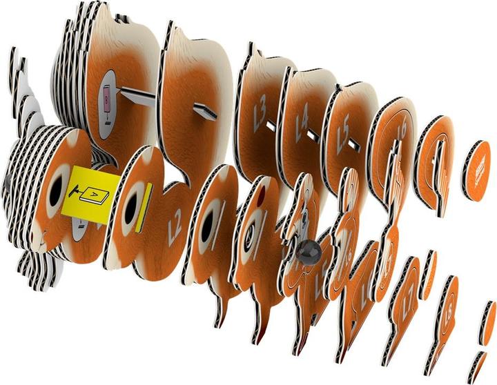 Produktbild Fat Brain Toys 3D Bastelset Eichhörnchen