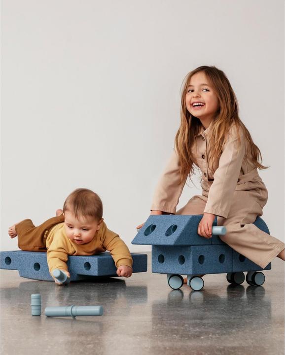 Actual product image Modu Explorer Set - Building Set Balance Toy, Slider, Seesaw