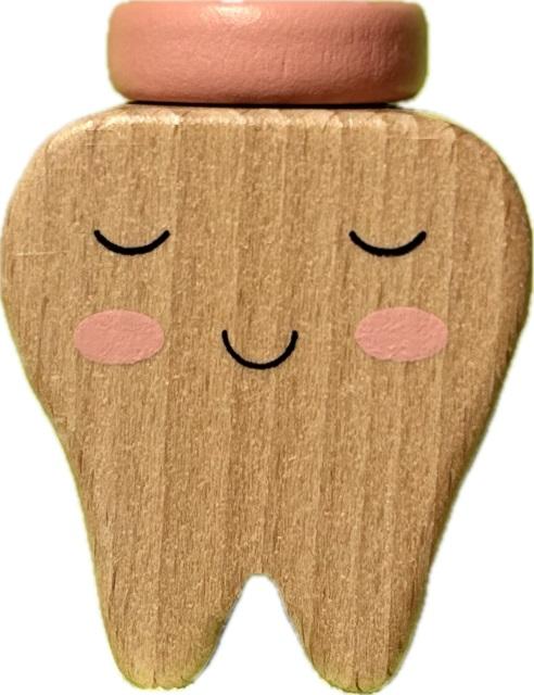 Actual product image Spielba Milk tooth box unicorn hand-painted in Switzerland