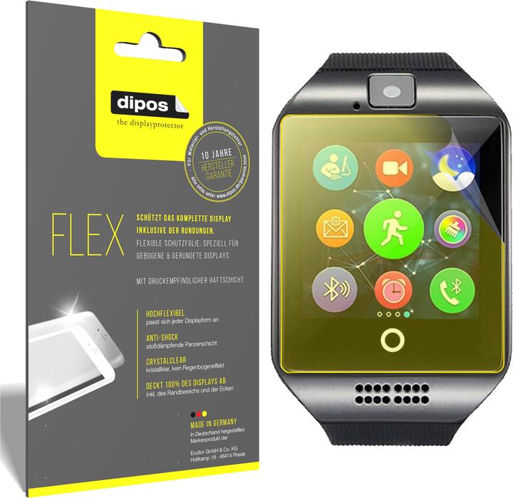 Produktbild Dipos Displayschutzfolie Full-Cover 3D (SmartWatch Q18)