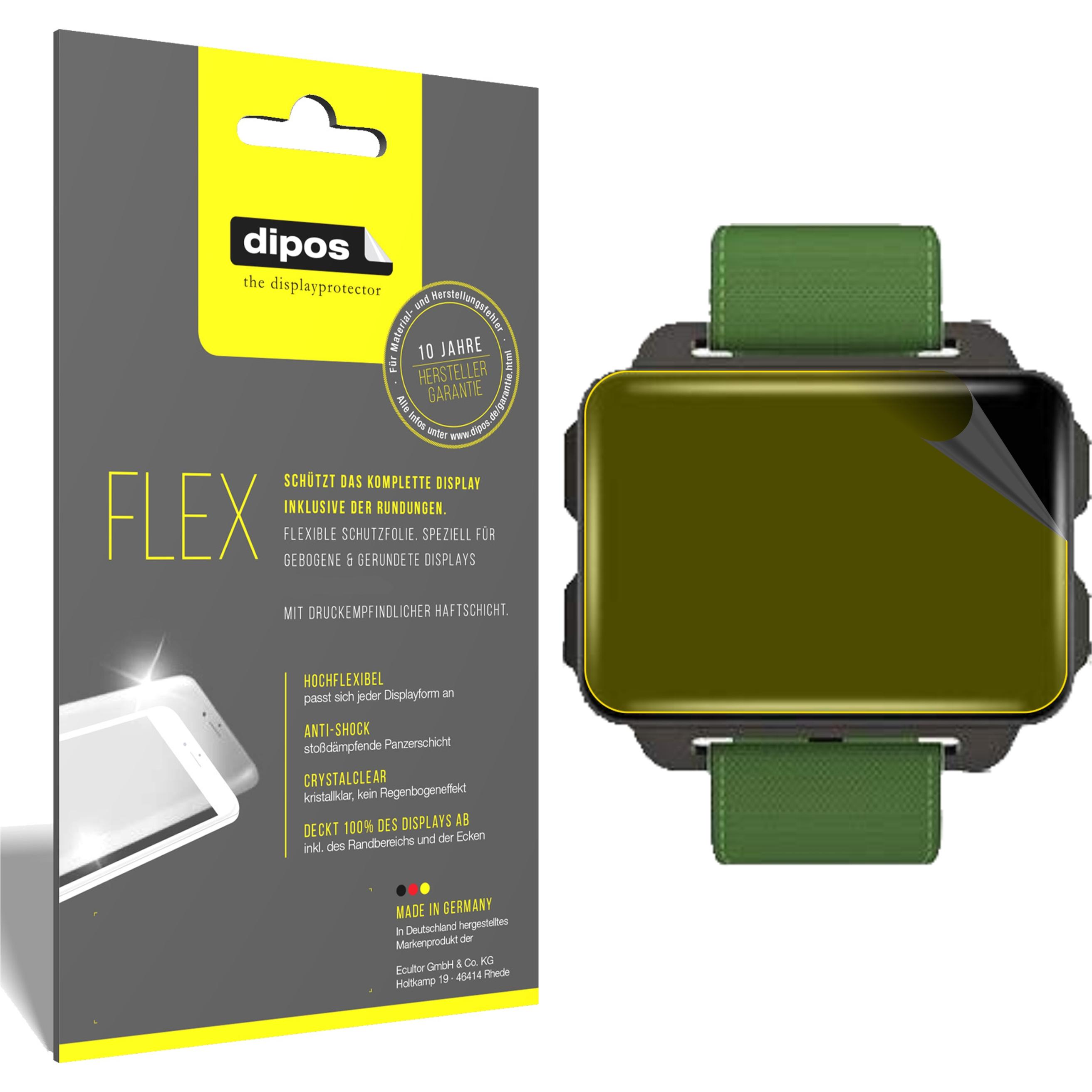 Thumbnail - Dipos Displayschutzfolie Full-Cover 3D, Smartwatch Schutzfolie, Transparent