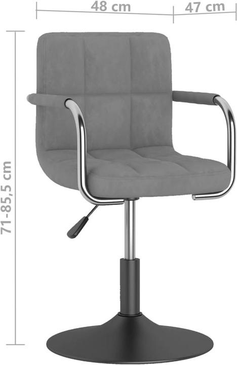 Actual product image vidaXL Swivel office chair