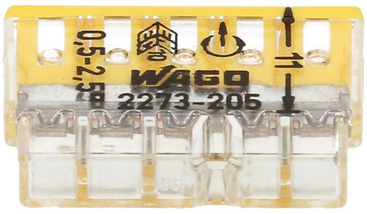 Actual product image Wago Plug-in terminal Contact COMPACT 5-fold
