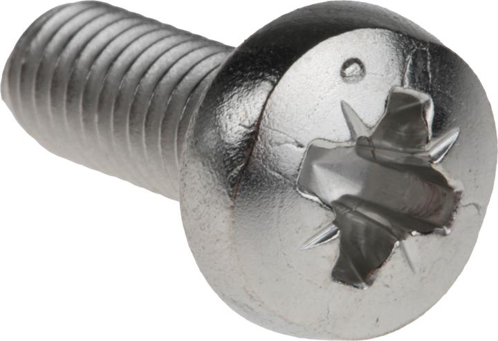 Produktbild RS PRO Schrauben Linsenkopf A4 Kreuz M6x16mm