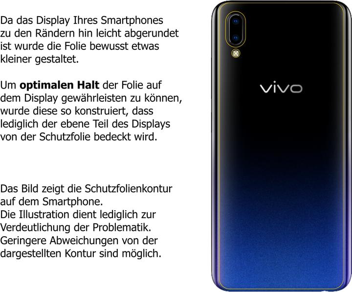 Actual product image Dipos Screen Protector Anti-Shock (2 pcs., Vivo Y91)