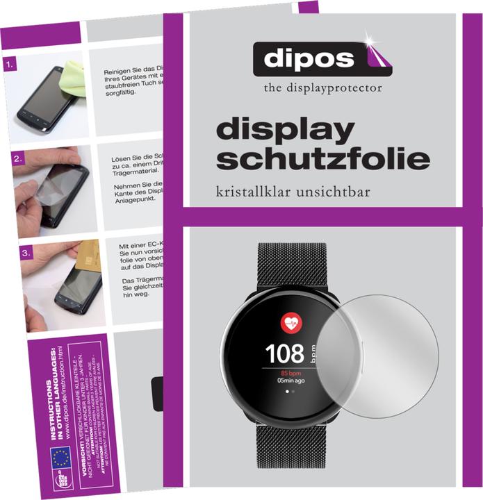 Dipos 6X Pellicola Protettiva Antiriflesso Per MyKronoz ZeTime, Opaca Anti-impronte, Made In Germany