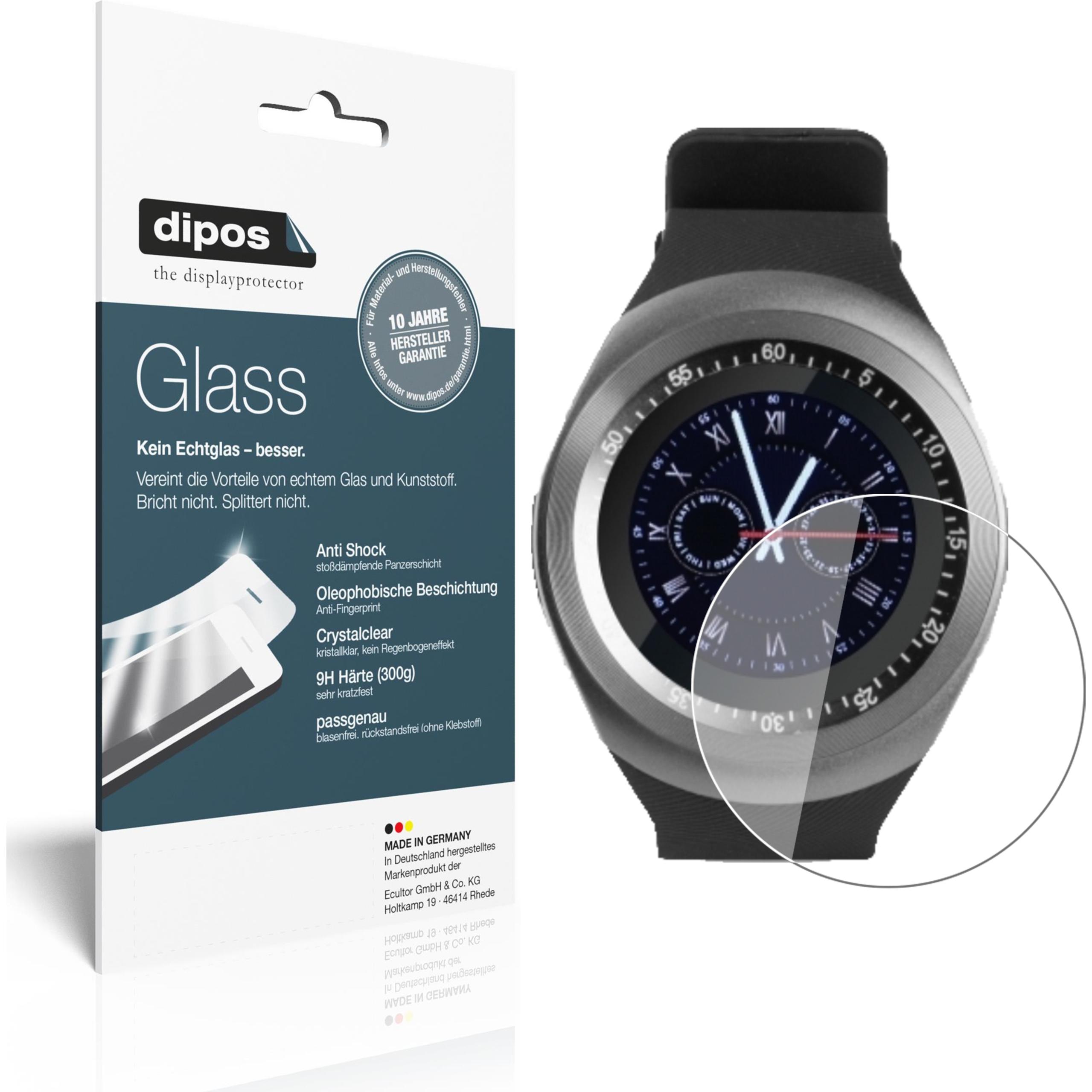 Dipos Displayschutz Anti-Shock, Smartwatch Schutzfolie, Transparent