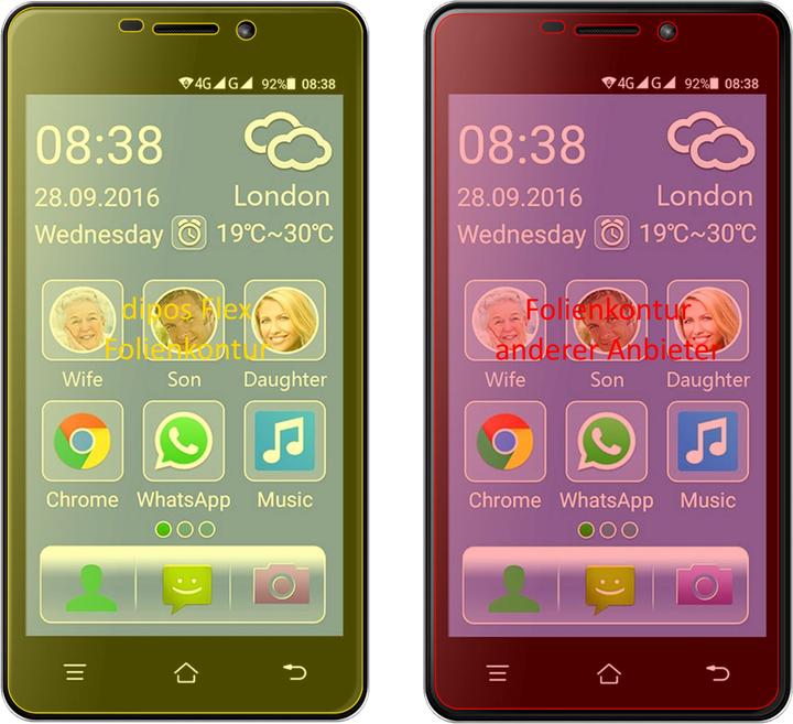 Image du produit Dipos Film de Protection d’écran Full-Cover 3D (3 pcs, Switel eSmart M2)