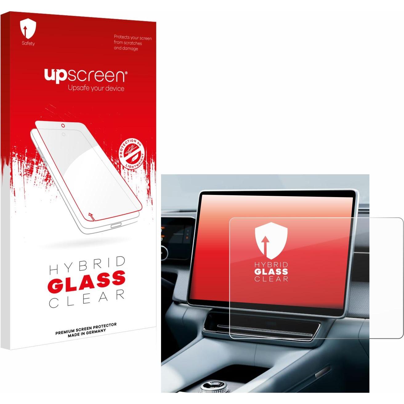 upscreen, Fahrzeug Navigation Zubehör, Schutzglas Schutzfolie Glas Folie Displayschutz klar