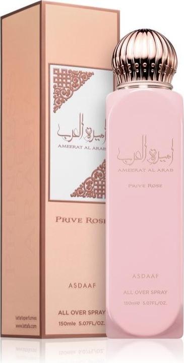 Actual product image Asdaaf All Over Spray Ameerat Al Arab Prive Rose Women 150 Ml (Eau de parfum, 150 ml)