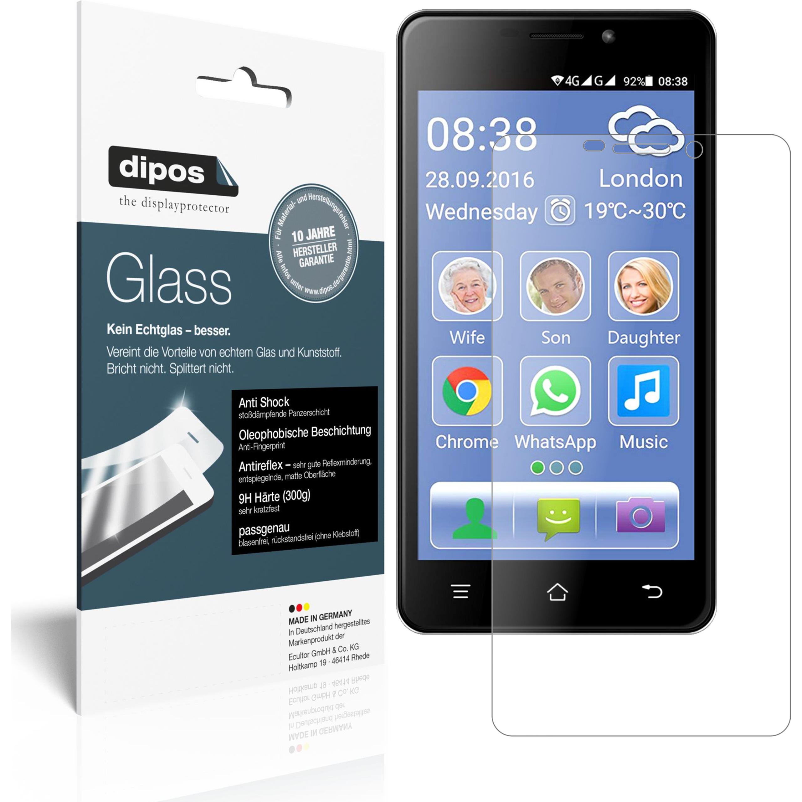 Thumbnail - Dipos Displayschutz Anti-Shock (1 Stück, Switel eSmart M2), Smartphone Schutzfolie, Transparent