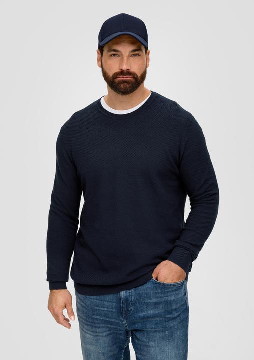 Produktbild s.Oliver Strickpullover Pullover aus Baumwolle (XXL)