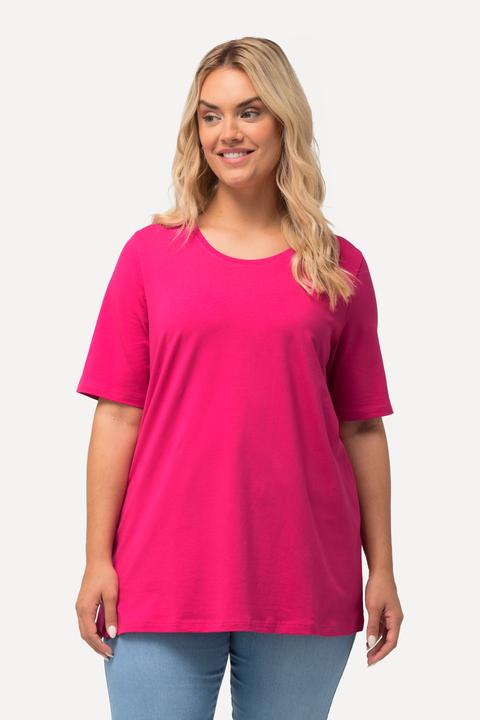 Produktbild Ulla Popken T-Shirt, A-Linie, Rundhalsausschnitt, Halbarm (50, 52)