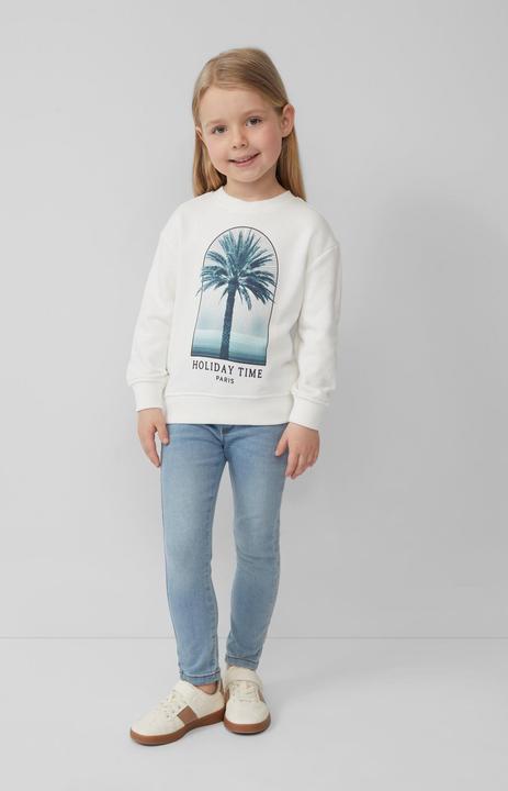 Produktbild S.Oliver Sweatshirt Oversize-Sweatshirt mit Frontprint (158, 164)