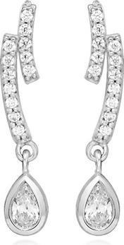 Image du produit Silver Cat - Dazzling Cubic Zirconia Dangle Earrings SC538