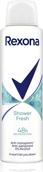 Produktbild Rexona Dry & Fresh Shower Clean (Spray, 150 ml)