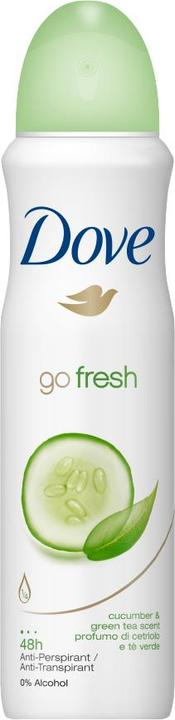 Immagine prodotto Dove Go Fresh Cetriolo e tè verde (Getto vaporizzato, 150 ml)