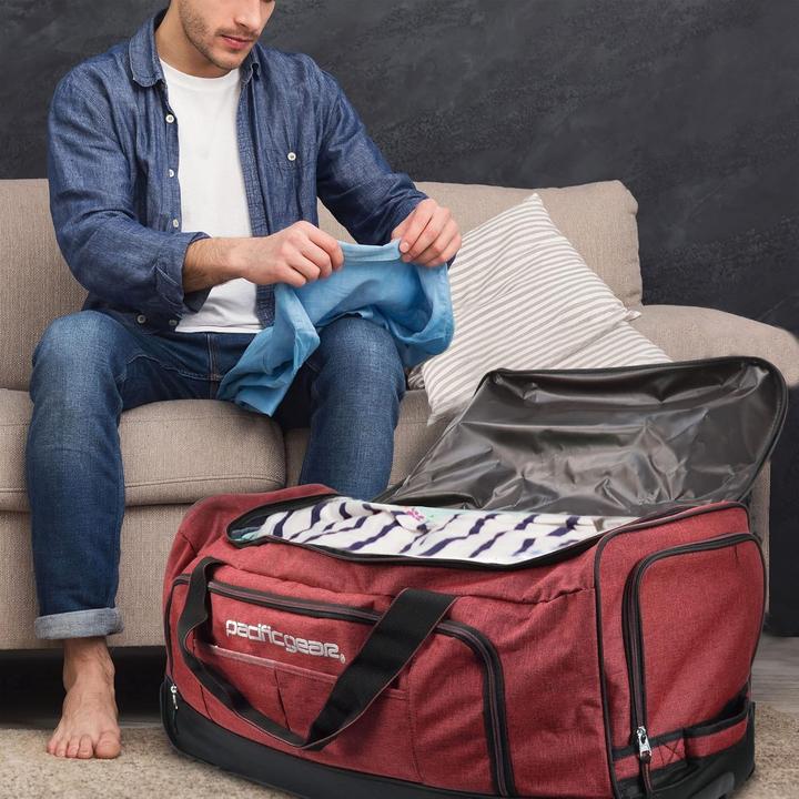 Actual product image Pacific Gear Keystone Rolling Duffel Bag