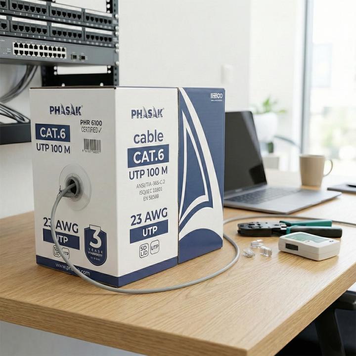 Produktbild Phasak PHR 6100 (U/UTP, CAT6, 100 m)