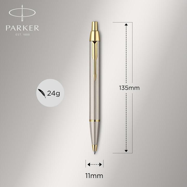 Image du produit Parker Pen Parker BALL PEN KIT + BALL PEN IM STAL GT 2093217 (Šampaninė, 2 x)