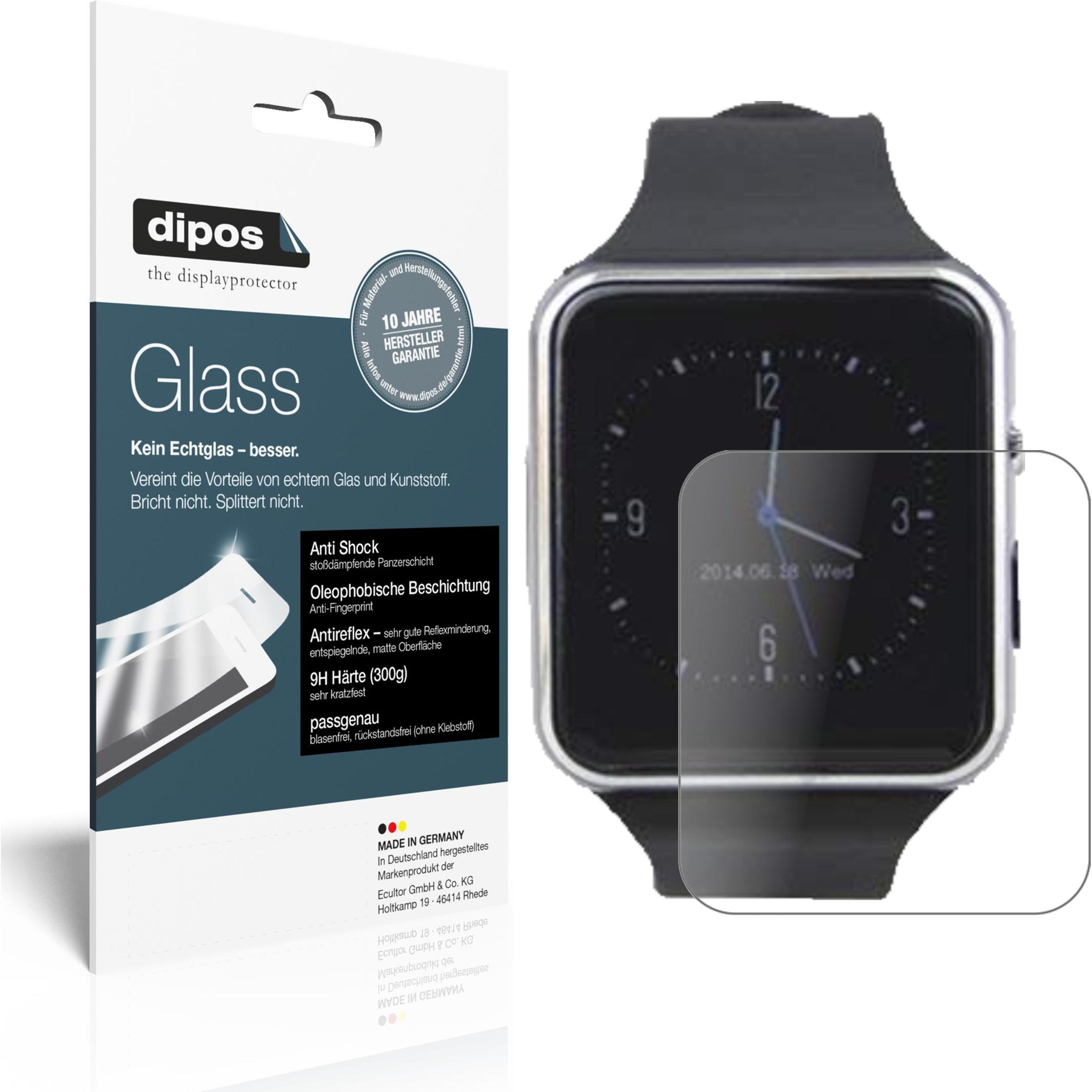 Dipos Displayschutz Anti-Shock, Smartwatch Schutzfolie, Transparent