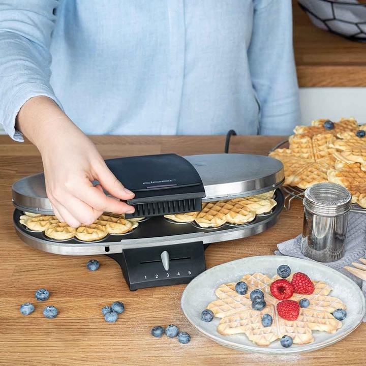 Actual product image Cloer Double Waffle Machine 1329 (EU plug)